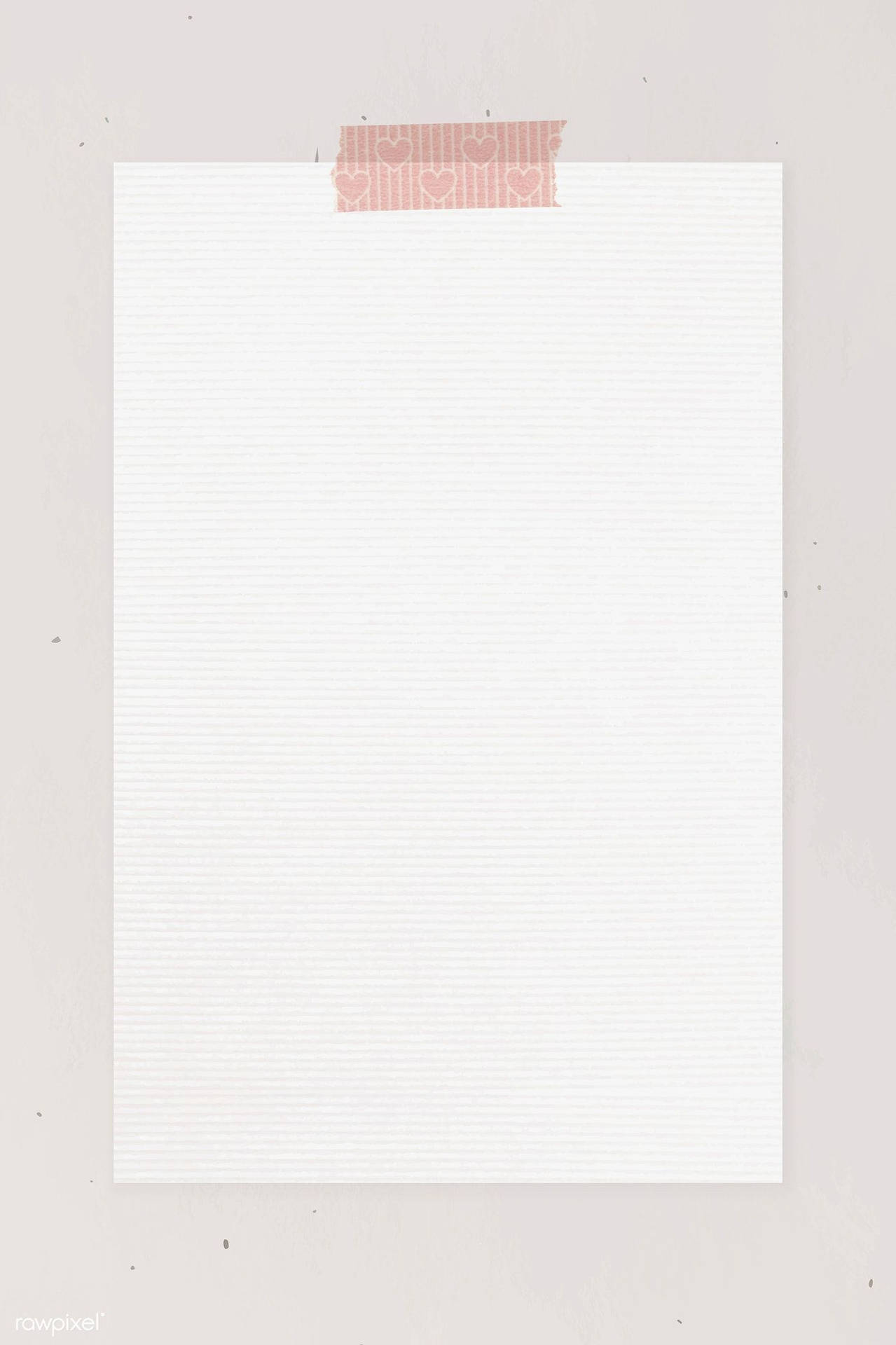 Clean Sticky Note on a White Blank Page Wallpaper