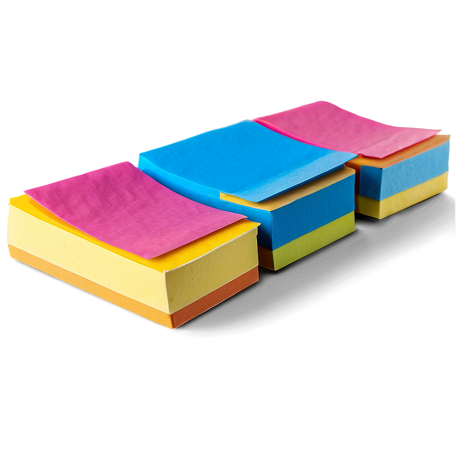 Sticky Note Set Png 2 PNG