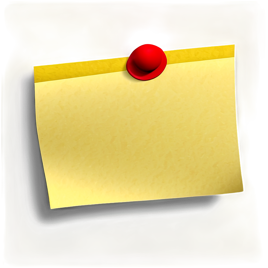 Sticky Note Texture Png 05042024 PNG