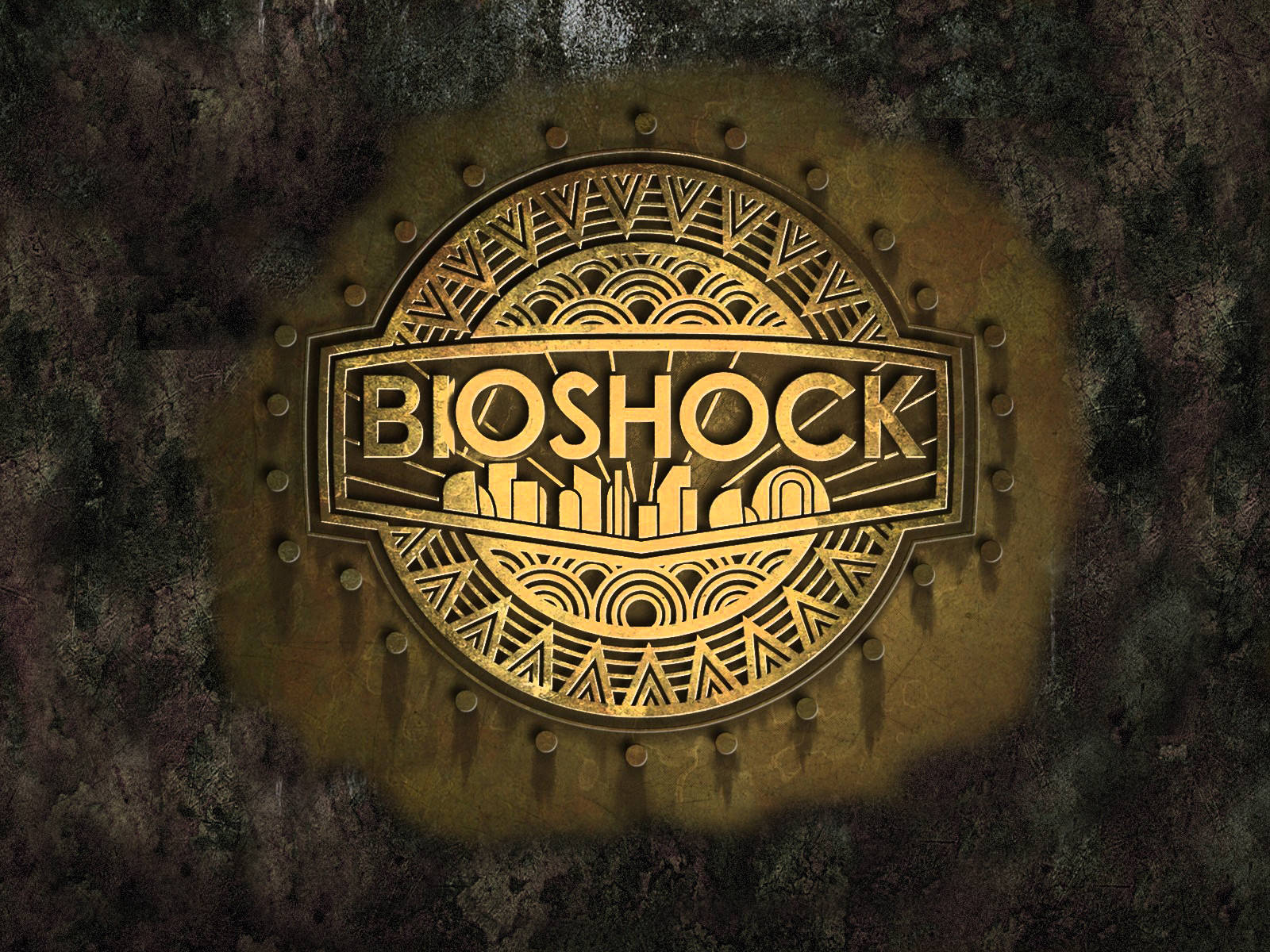 Stiliseret Bioshock 4k Logo Wallpaper