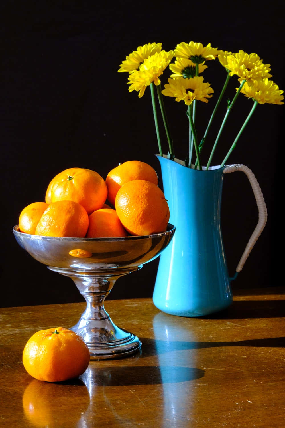 Tangerinefrüchte-stillleben-bild