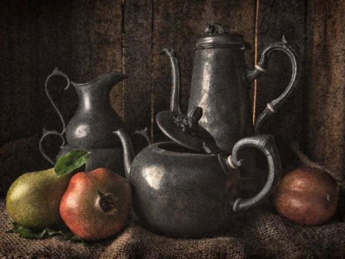 Old Kitchen Wares Still Life Picture