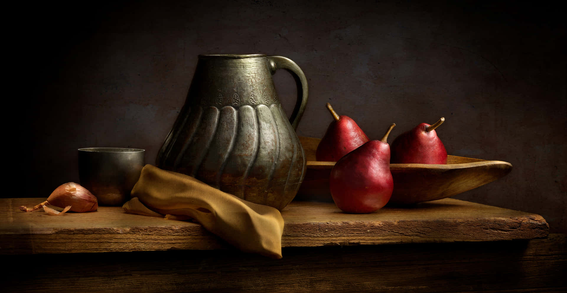 Red Pears Still Life Picture