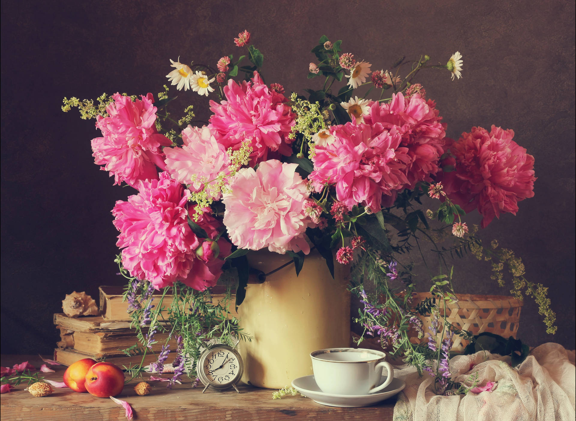 Still Life With Carnations Wallpaper