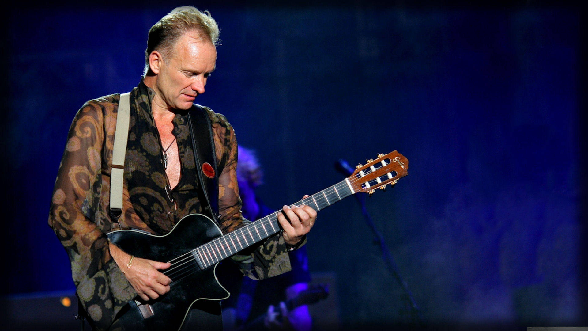 Sting,cantante E Musicista Maschile Sfondo