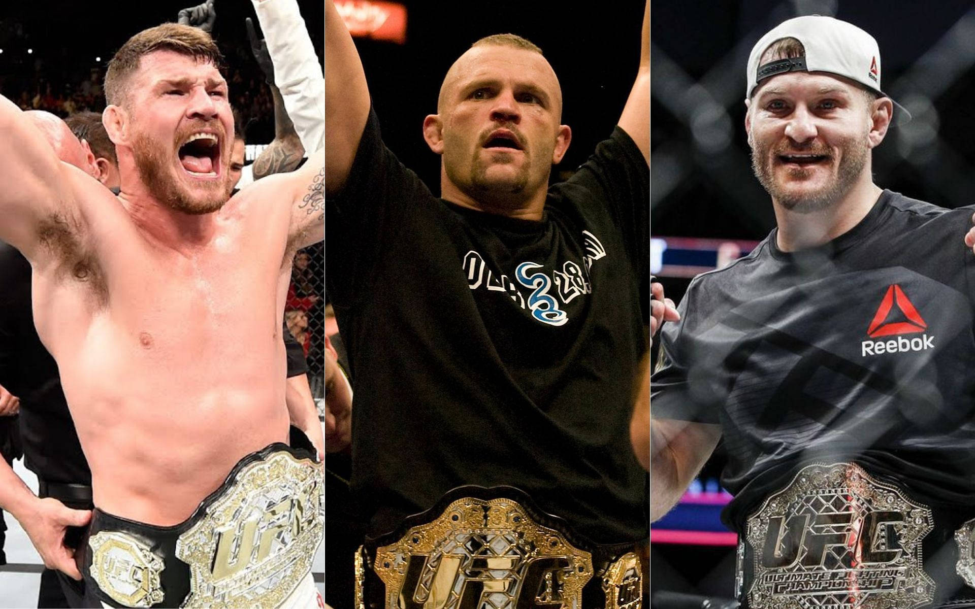 Stipe Miocic And Title Holders Wallpaper