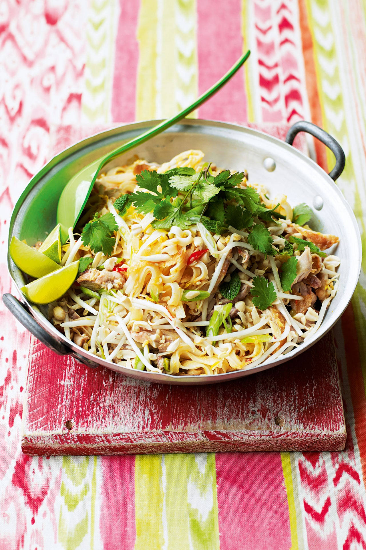 Stir Fried Pad Thai With Coriander And Lime Wallpaper