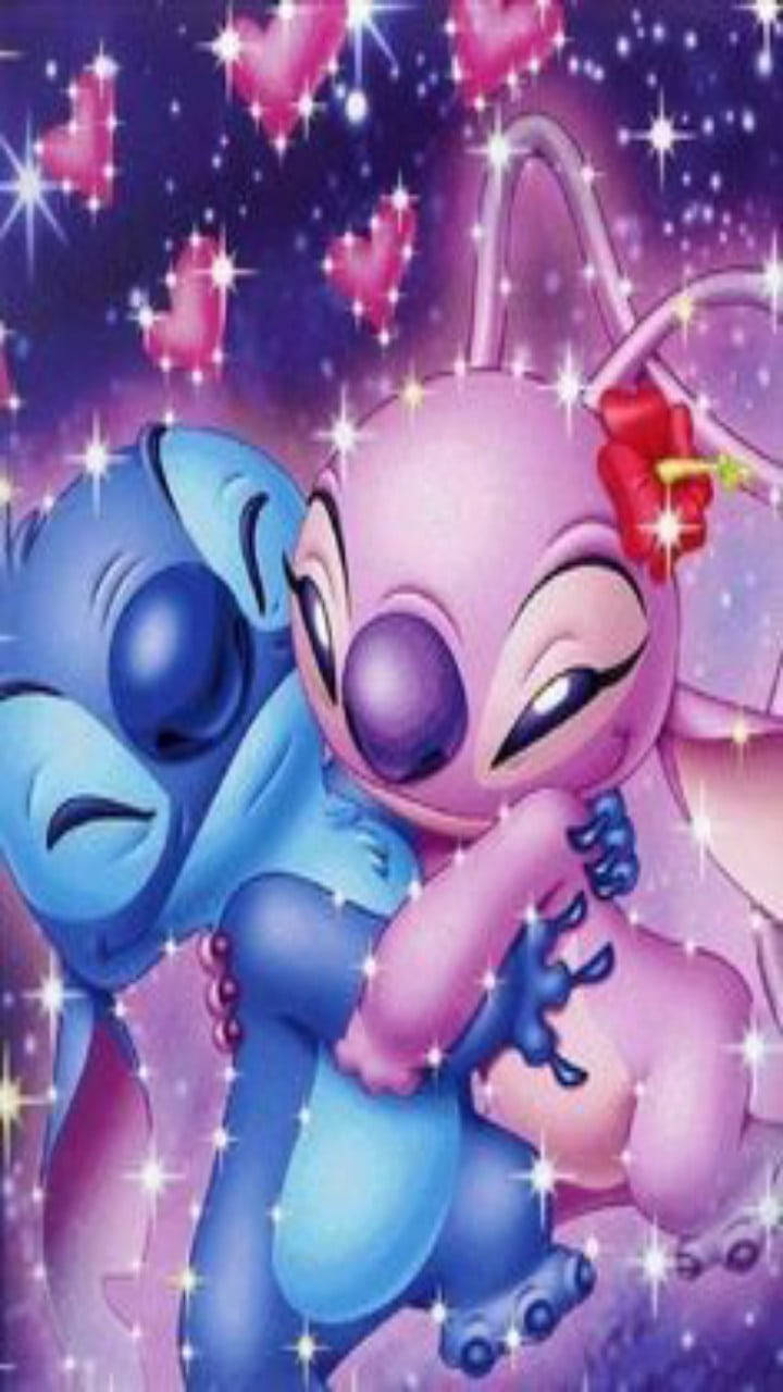 Stich and his girlfriend