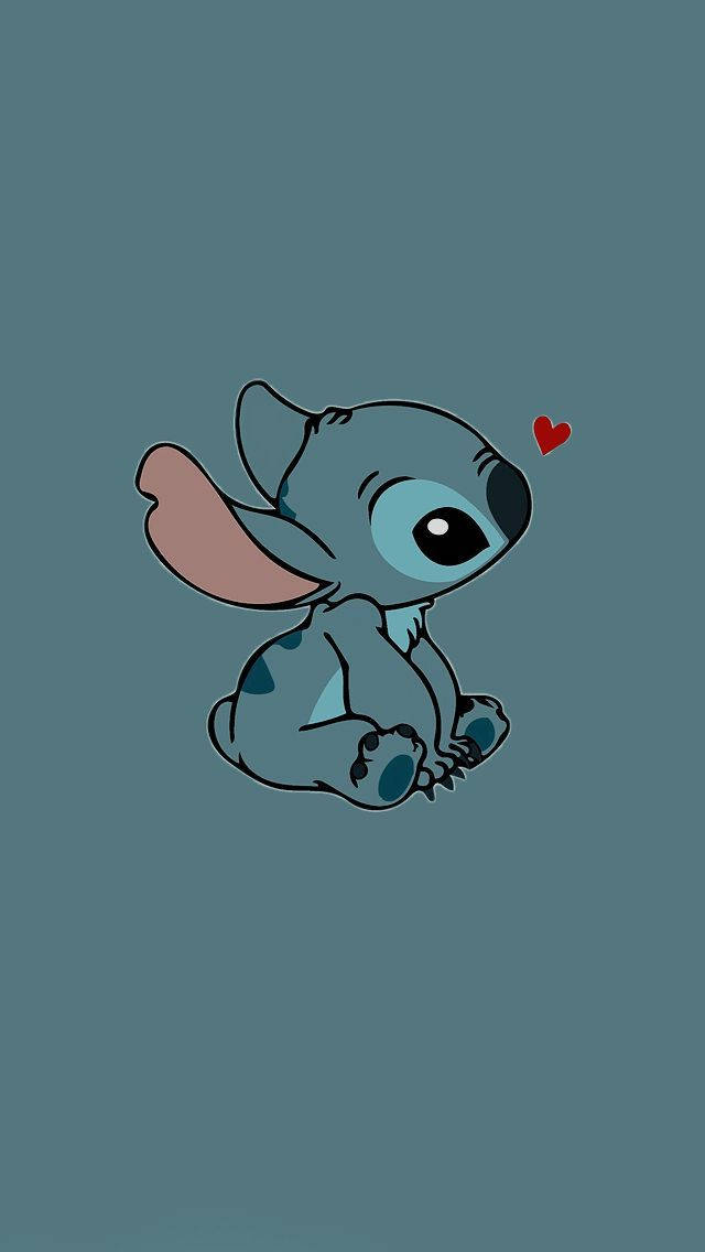 Stitch Blue Aesthetic Cartoon Disney