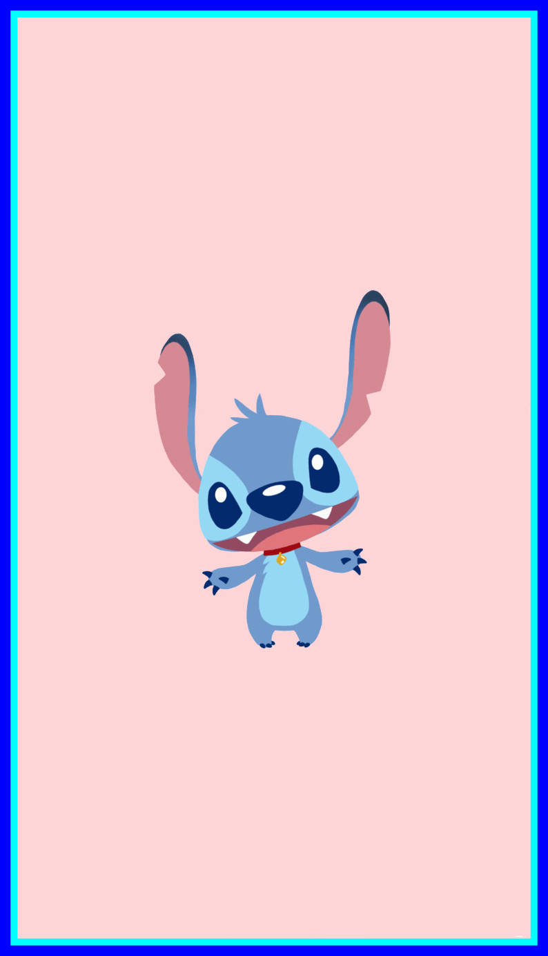 Fans of Disney's lovable character Stitch, show your love with this digital Fan Art! Wallpaper