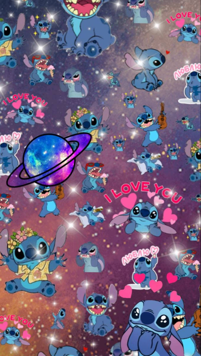 Collage Stitch Galaxy Wallpaper