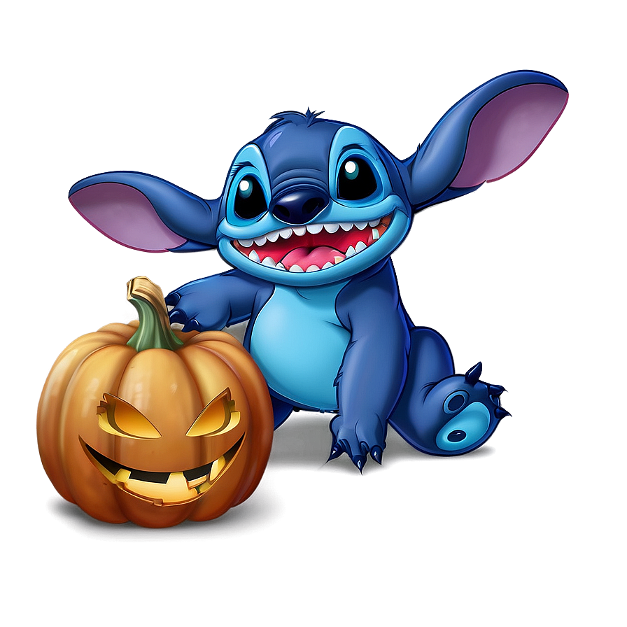 Stitch Halloween B PNG