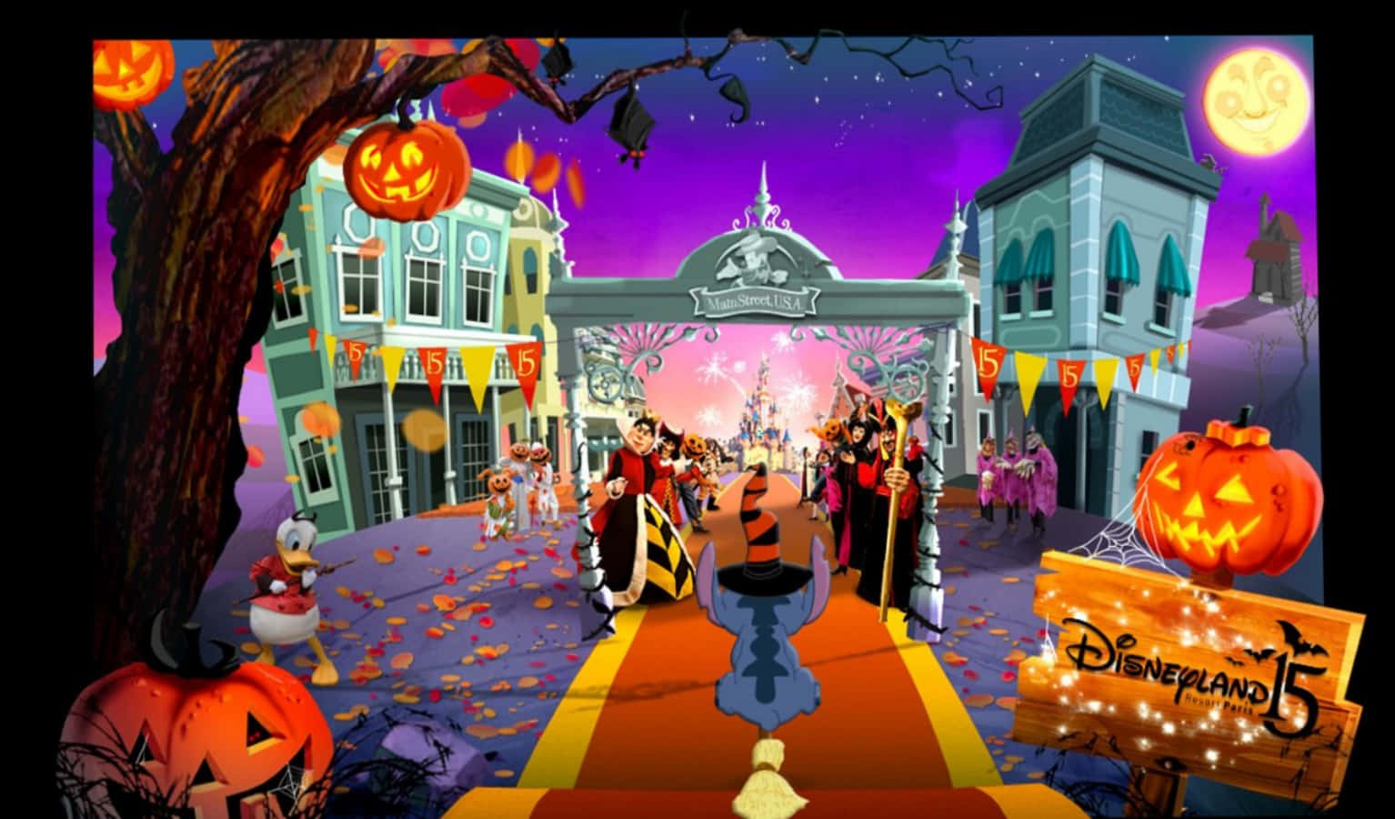 Fejr Halloween med din yndlingsalun! Wallpaper