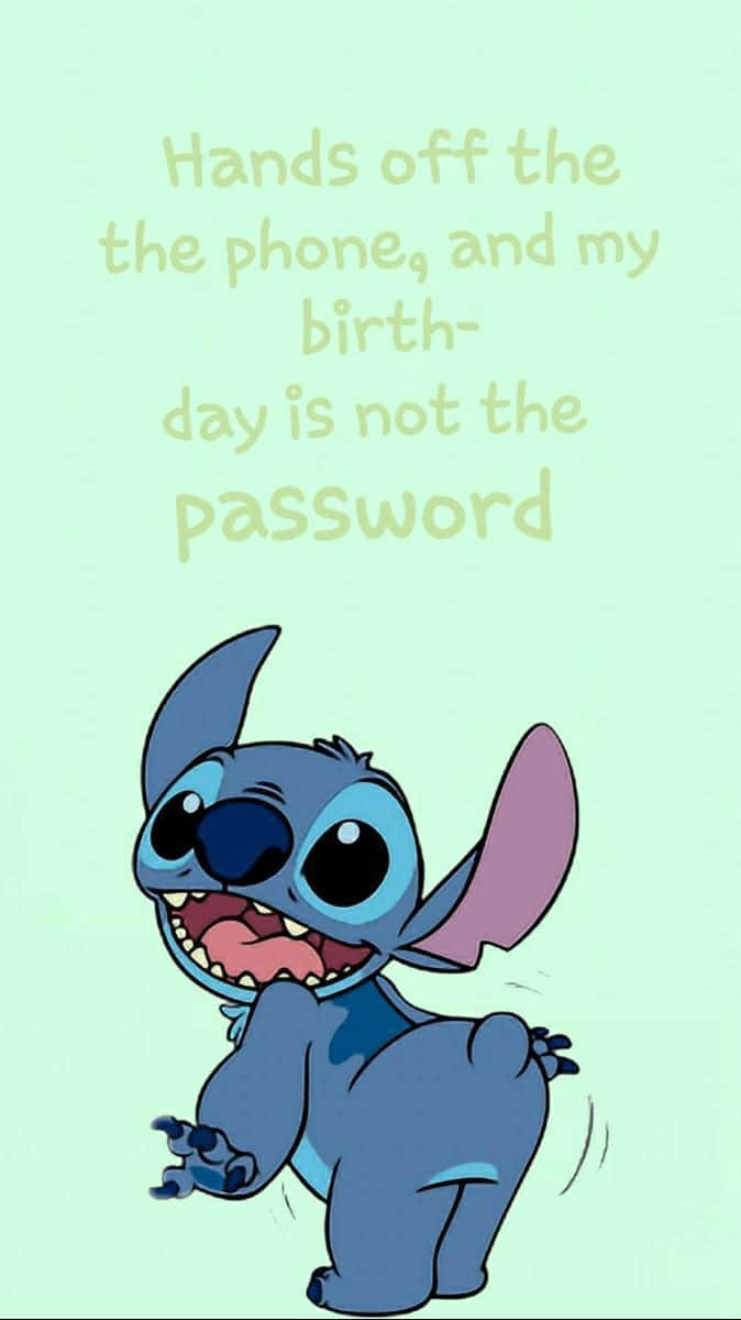 Download Stitch Phone Security Wallpaper Wallpaper | Wallpapers.com