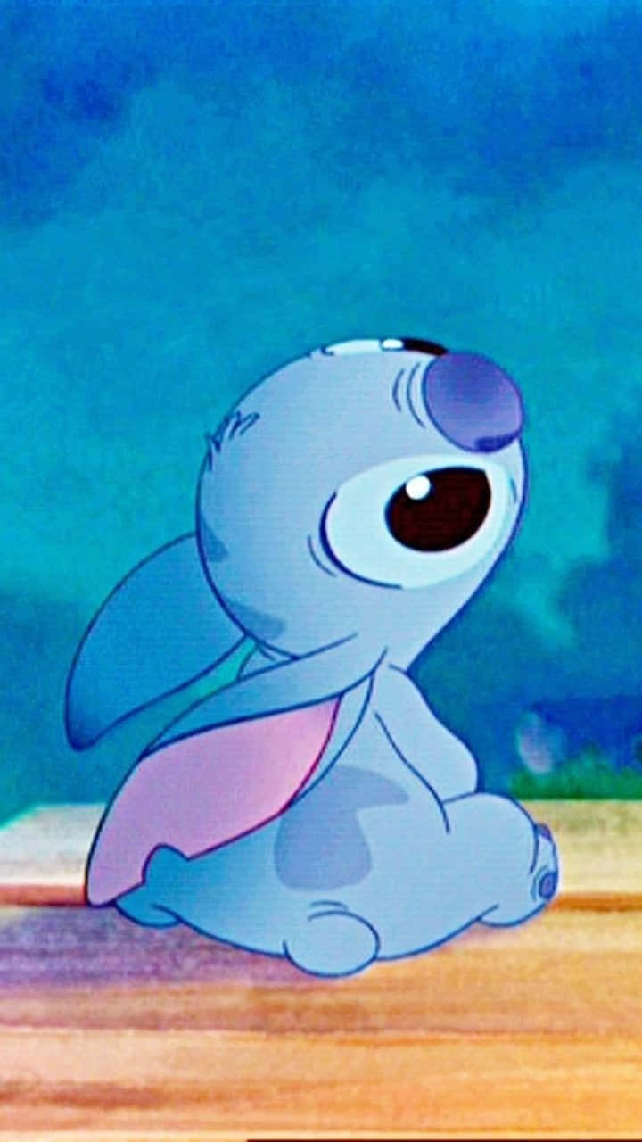 Niedlicherund Schelmischer Stitch Aus Disneys Lilo & Stitch