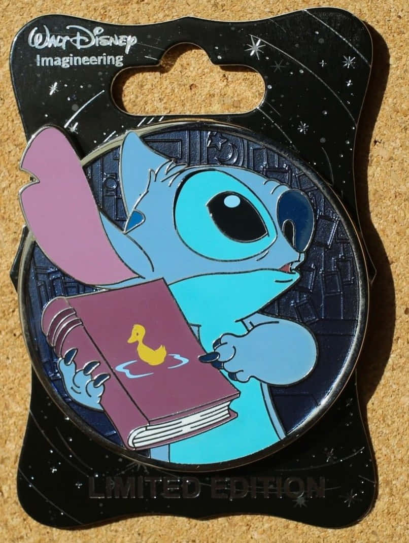 An adorable profile view of our beloved Stitch