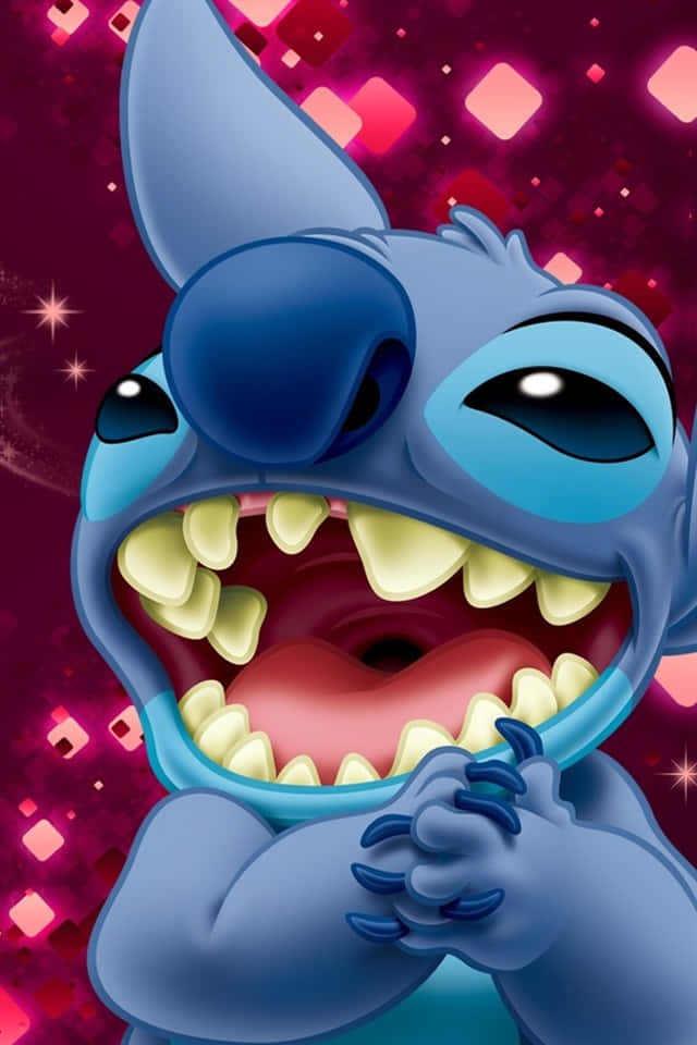 Look at the cute face of Stitch!