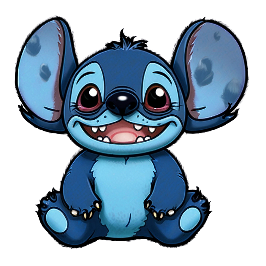 Download Stitch's Blue Fur Png Qrf87 | Wallpapers.com