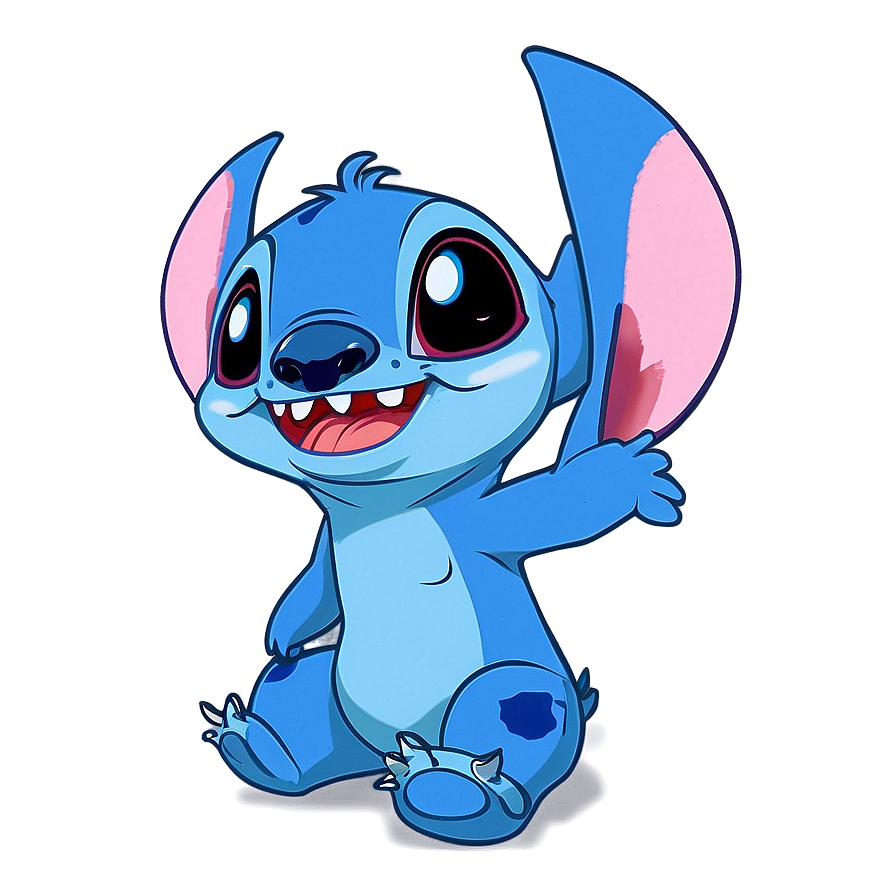 Download Stitch's Surprise Expression Png Tpl9 | Wallpapers.com