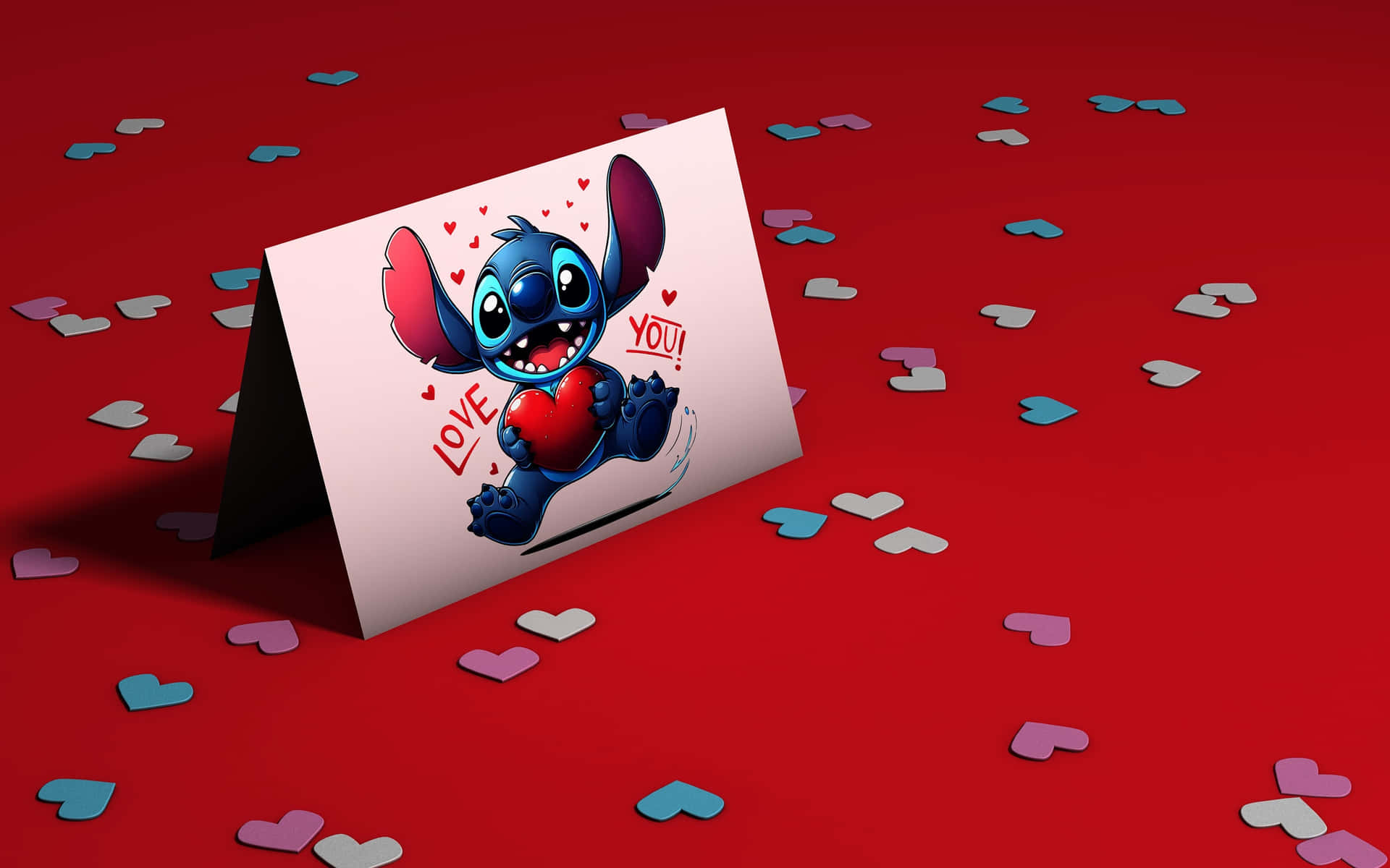 Stitch_ Valentines_ Day_ Card Wallpaper