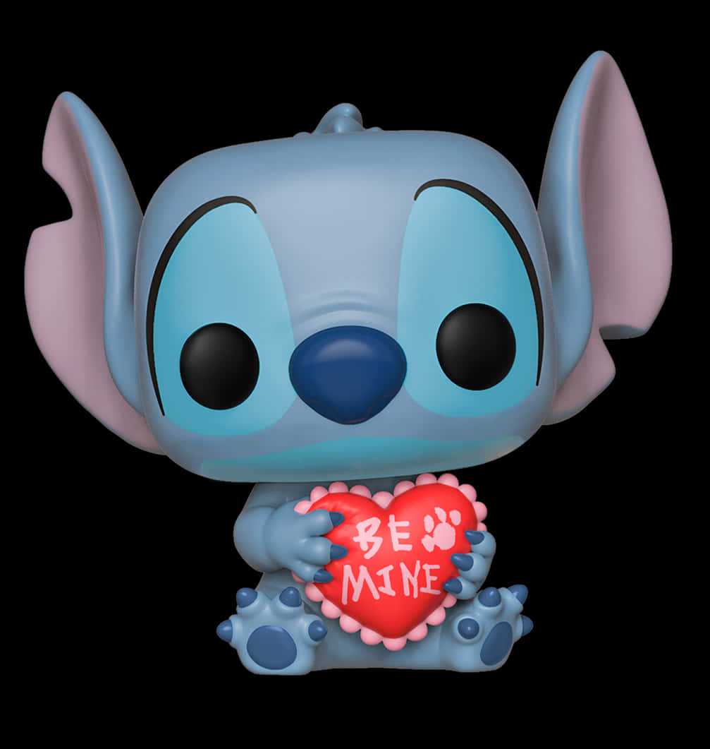 Stitch Valentines Figurine PNG