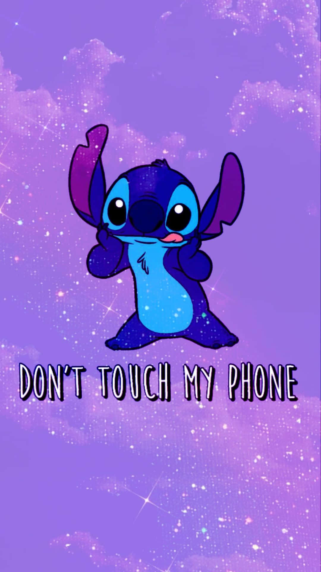 Download Stitch Warning Lock Screen Wallpaper | Wallpapers.com