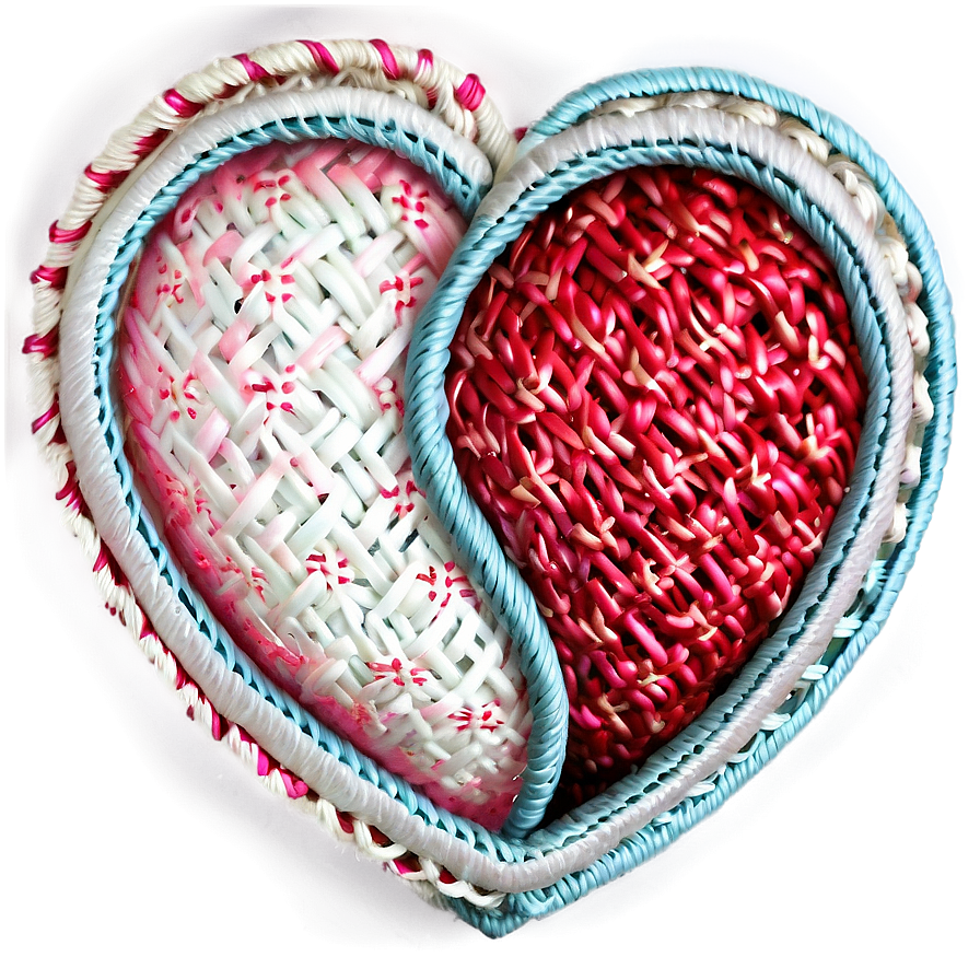 Stitched Heart Clipart Texture Png 35 PNG