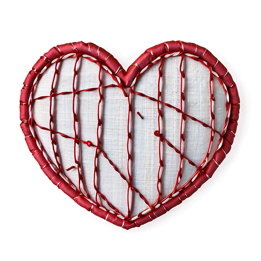 Stitched Heart Clipart Texture Png Vko PNG
