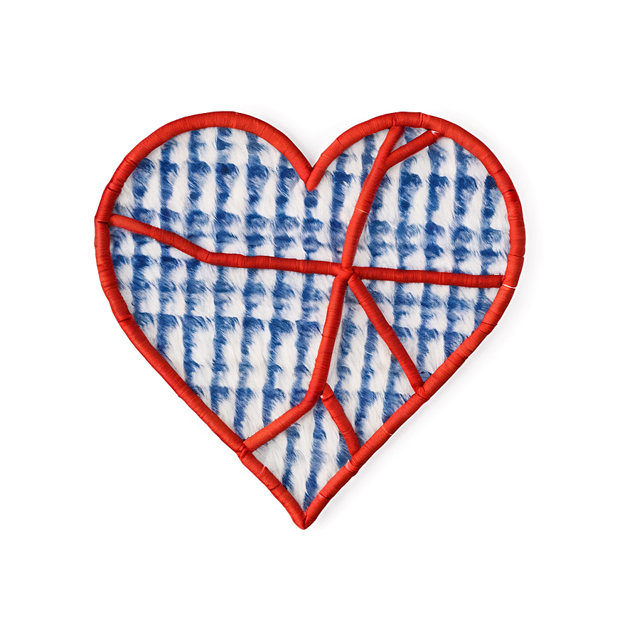 Stitched Heart Texture Png D PNG