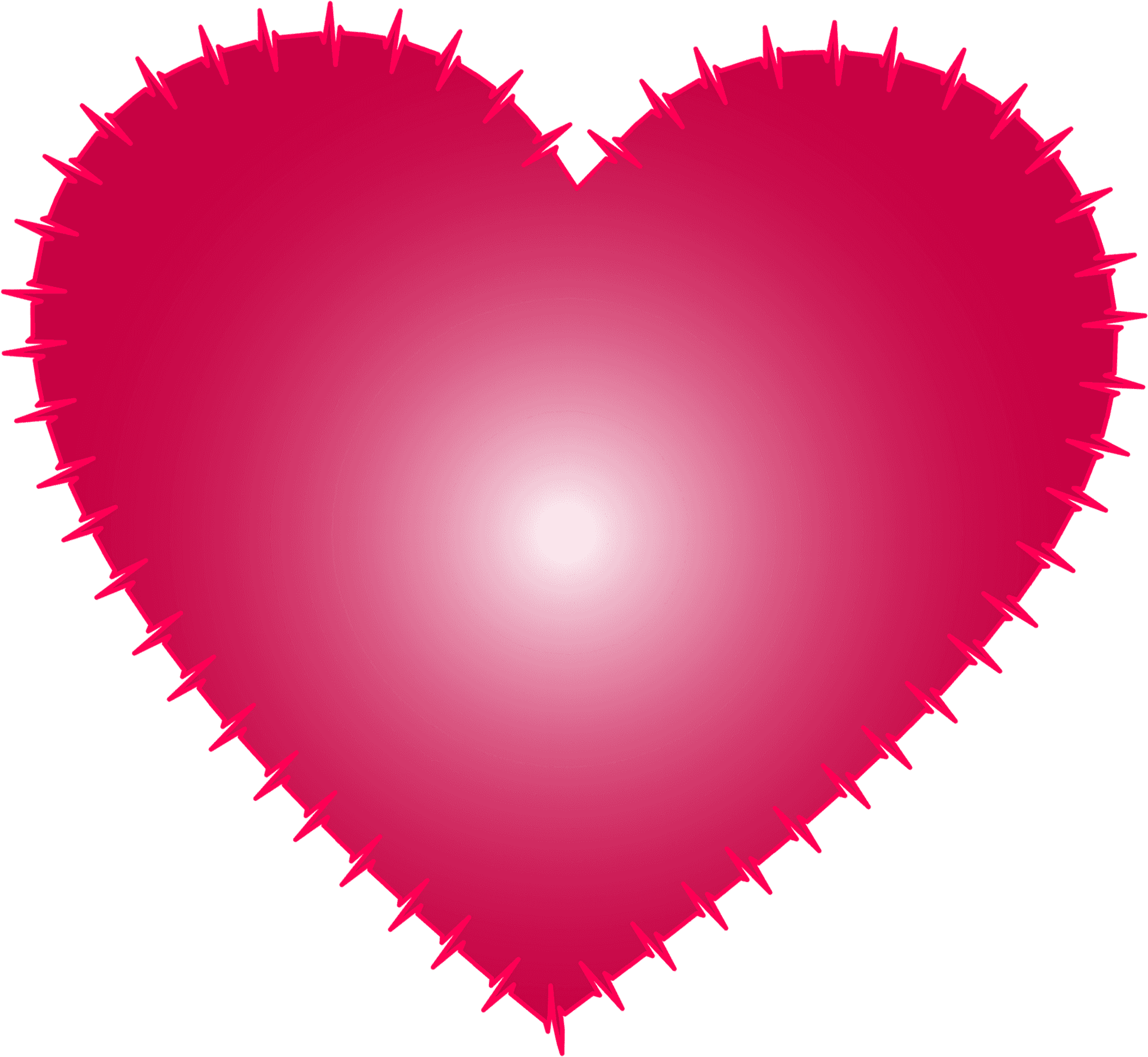 Stitched Heart Vector Graphic PNG