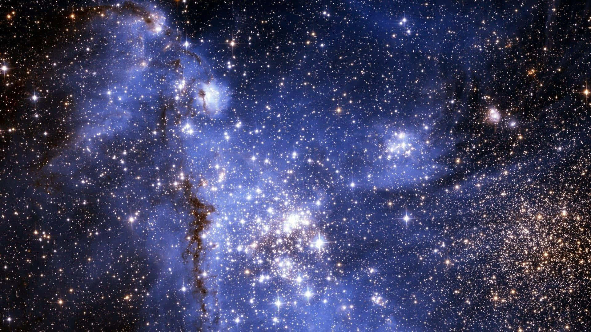 Stjernebilleder i en nattehimmel