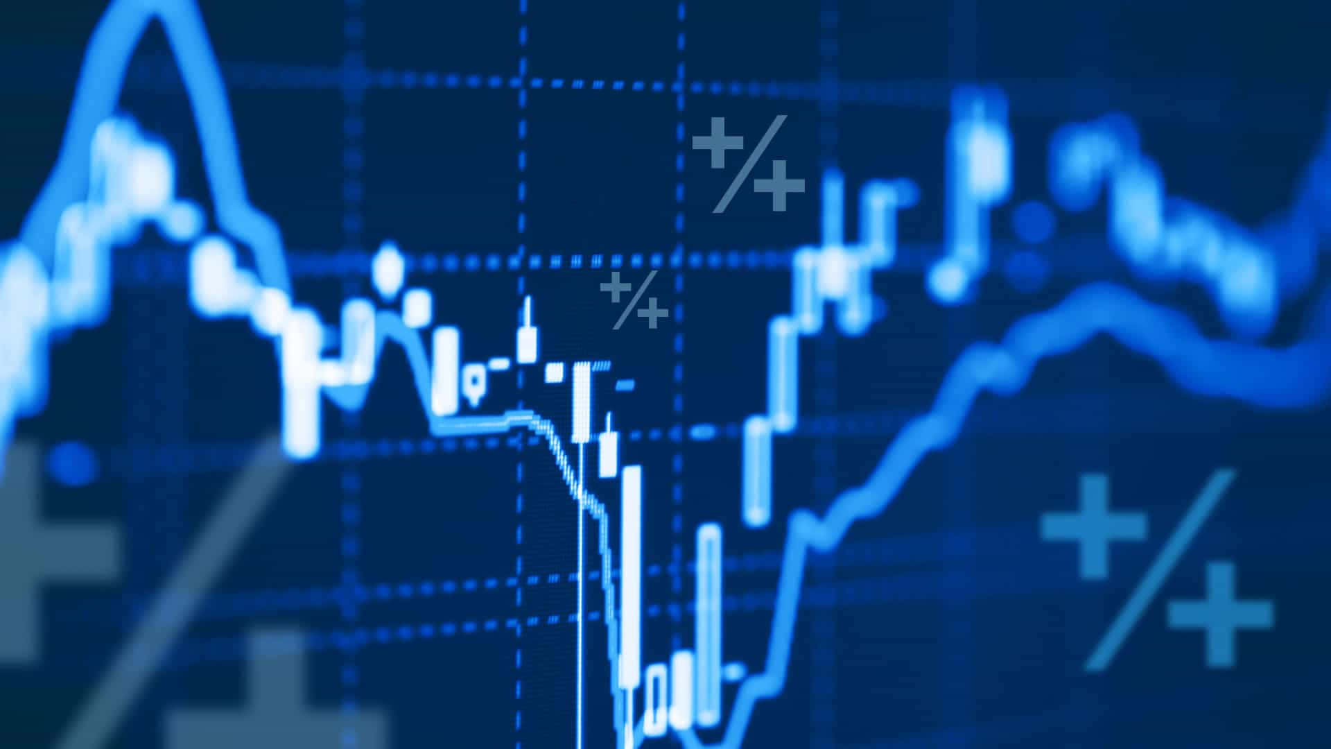 Stock Market Analysis Graph Wallpaper