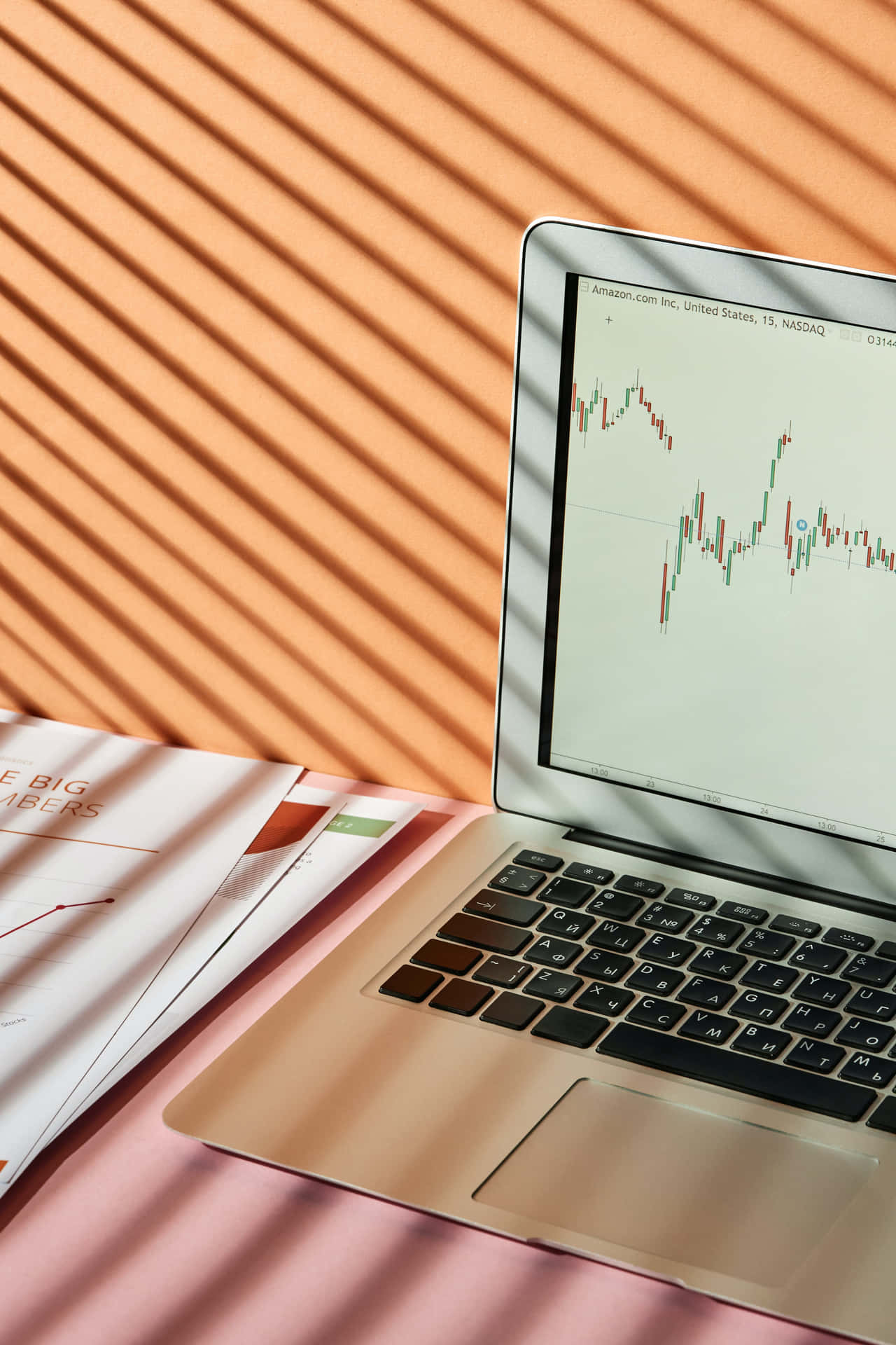 Stock Market Analysis Laptop Wallpaper