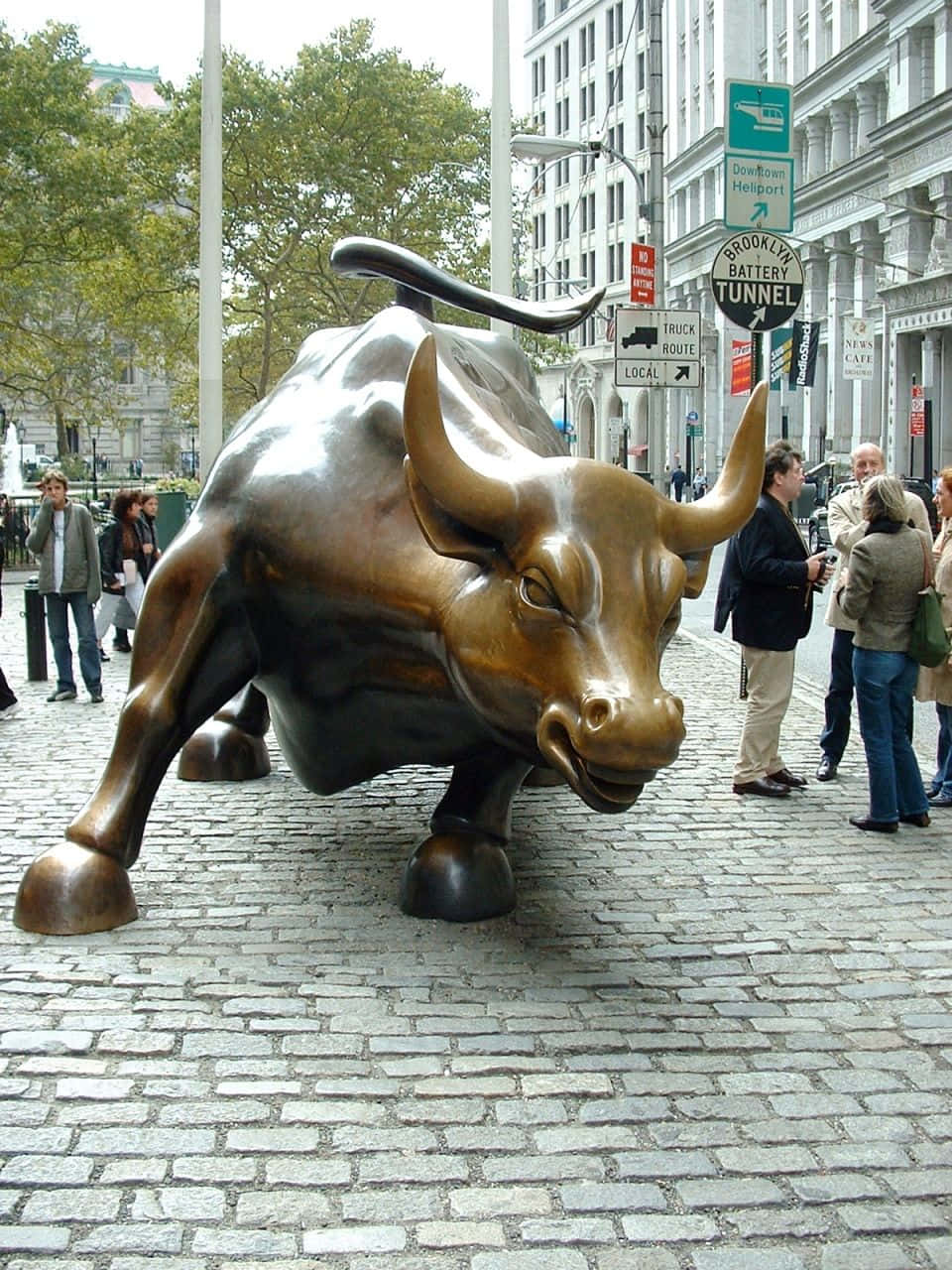 Stock Market Bull Symbol - Sign Of Strength And Prosperity Wallpaper