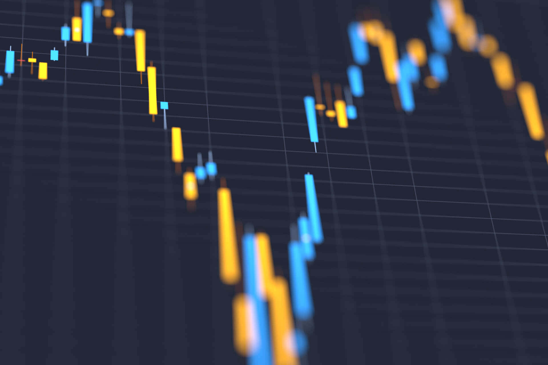 Stock Market Candlestick Chart Wallpaper