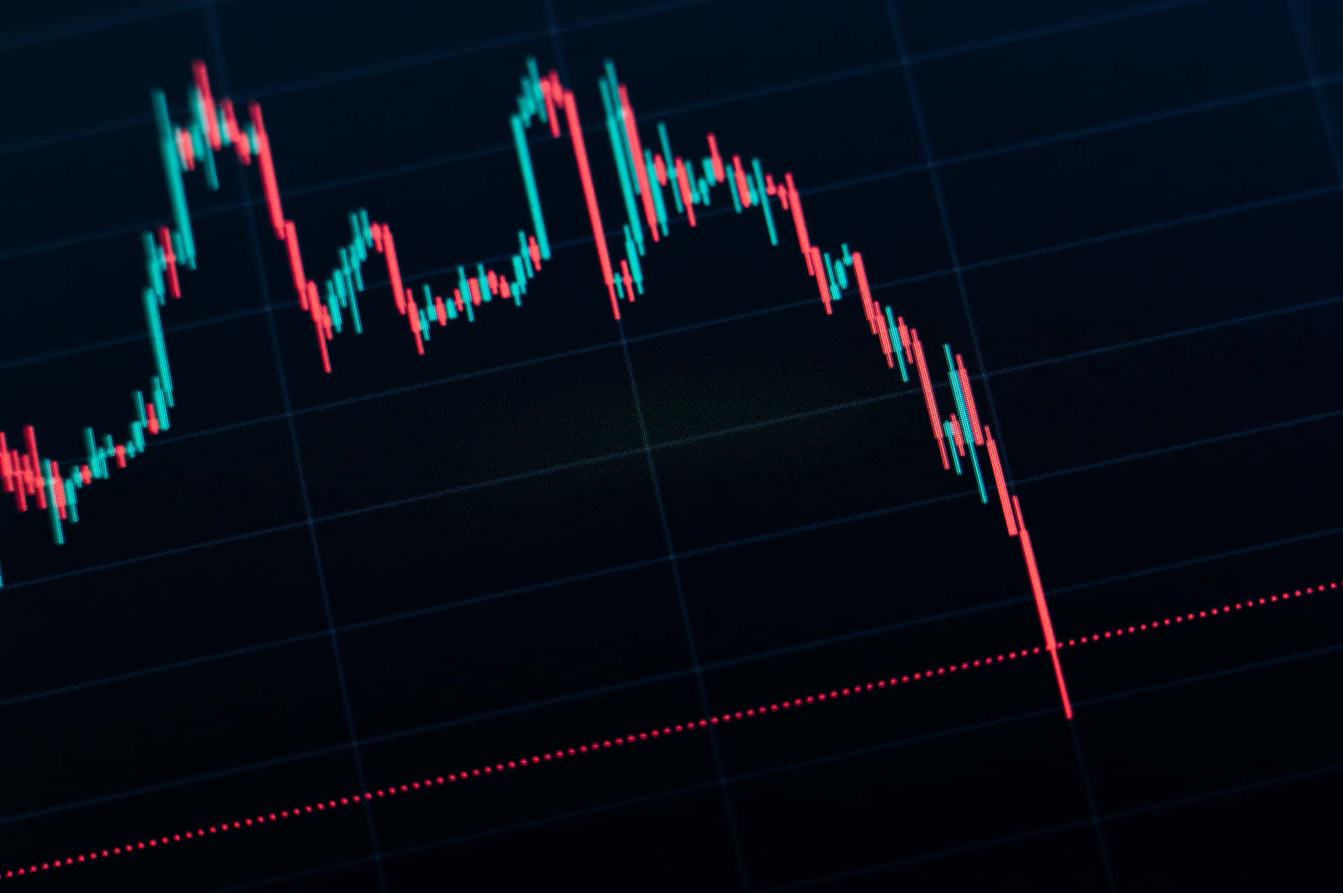 Stock Market Crash Graph Wallpaper