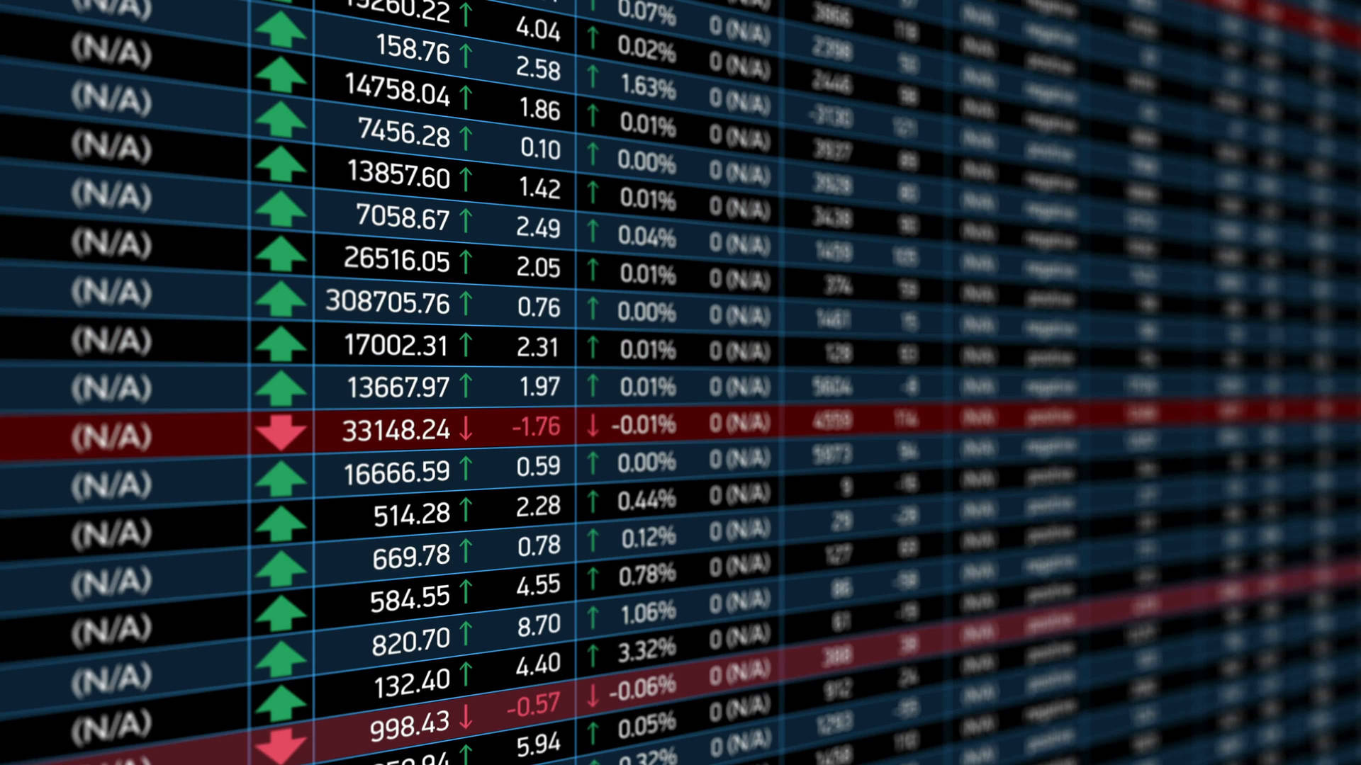 Stock Market Data Trends Wallpaper