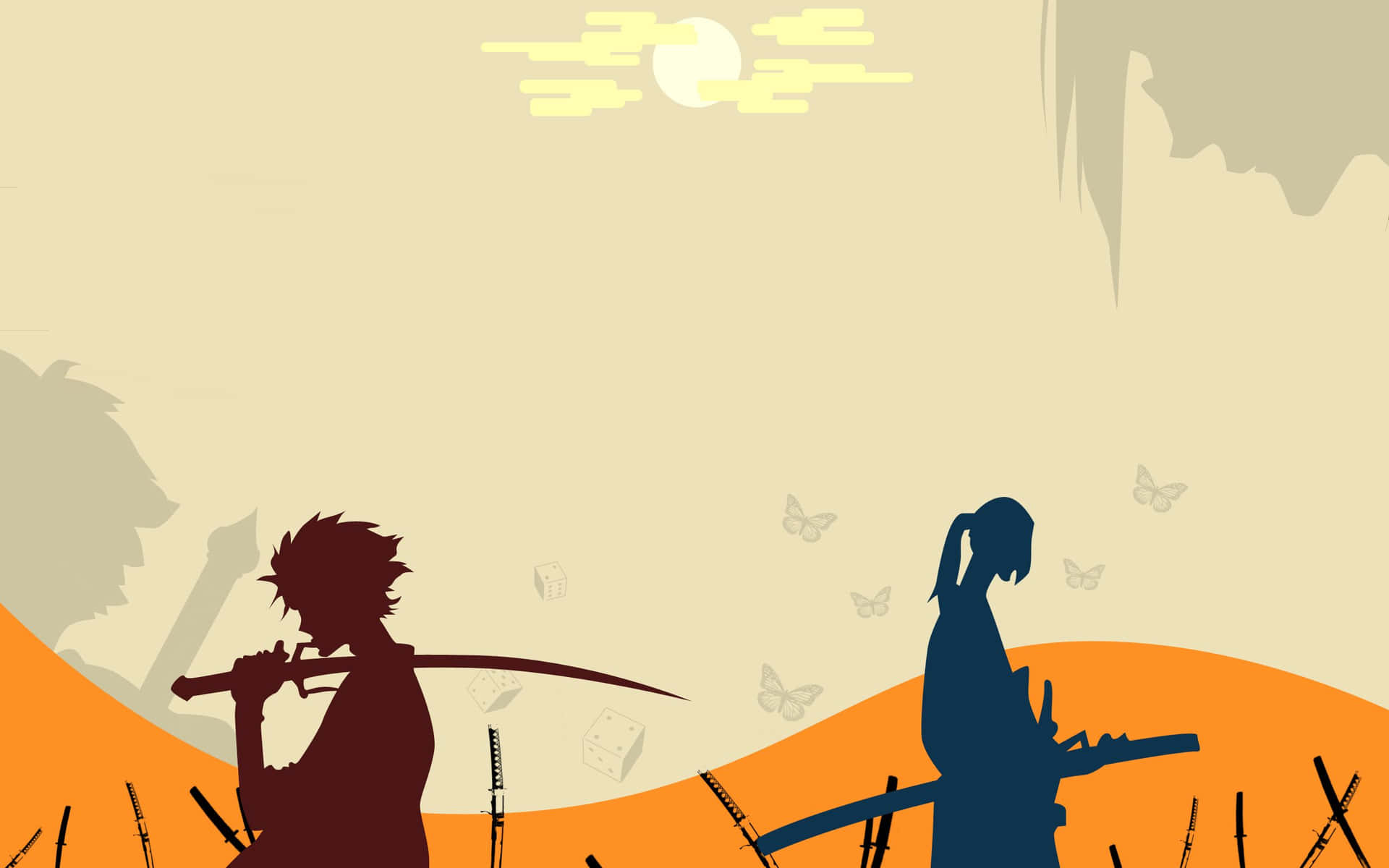 Stoic Samurai Warrior - Jin From Samurai Champloo Wallpaper