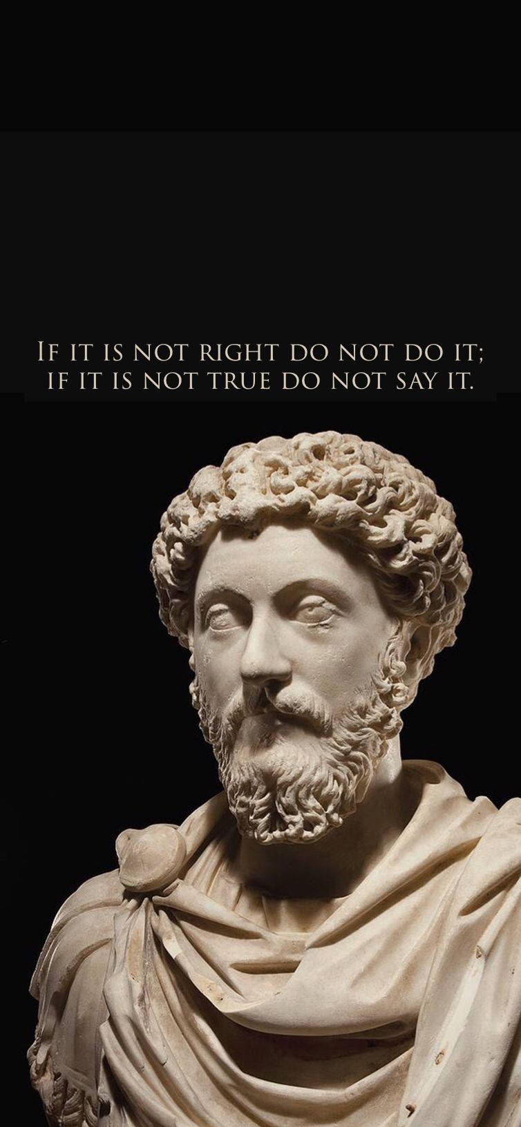If It Is Not Right Stoicism Quote Wallpaper