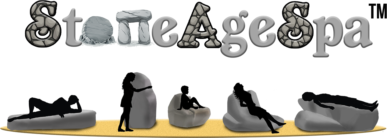 Stone Age Spa_ Logo_with_ Silhouettes PNG