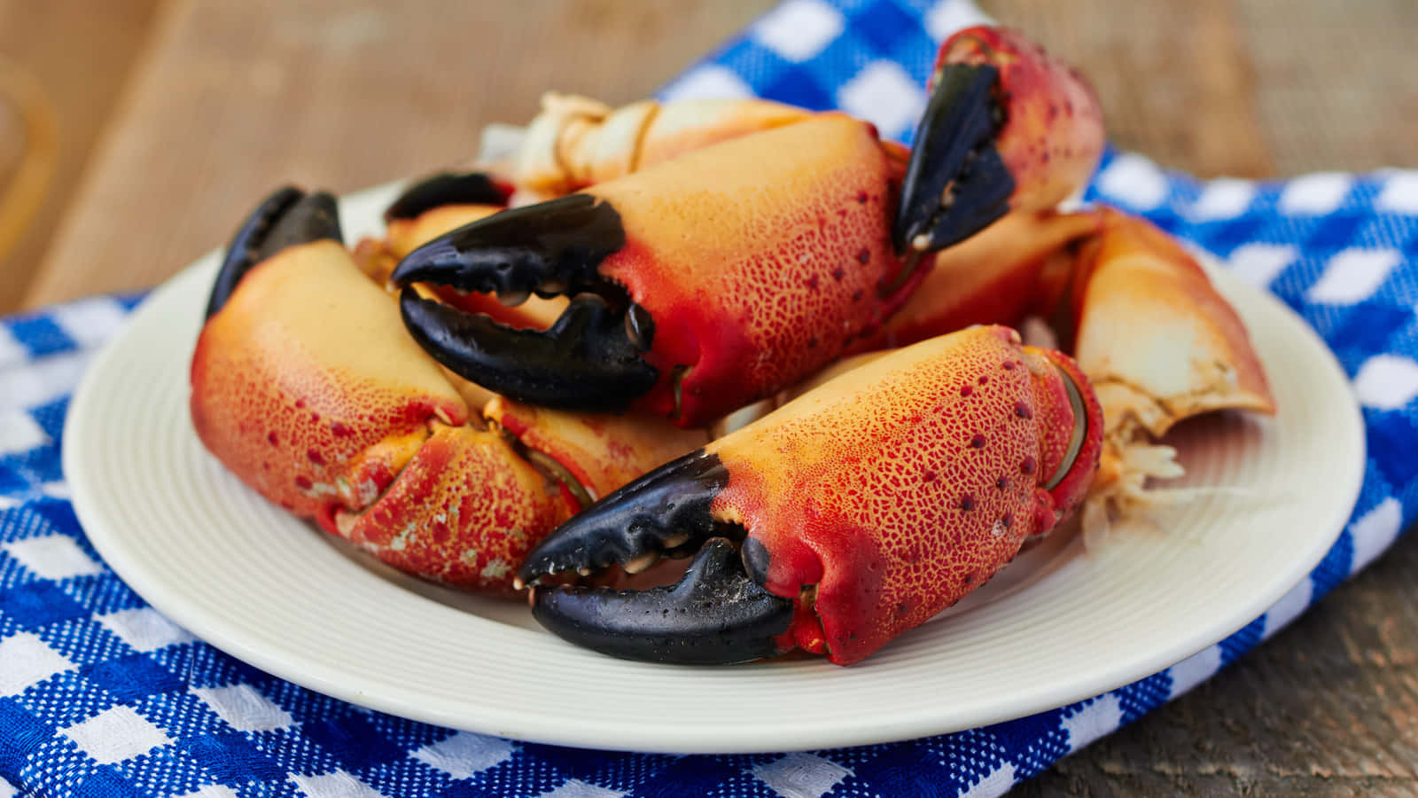 Stone Crab Claws Plated Wallpaper