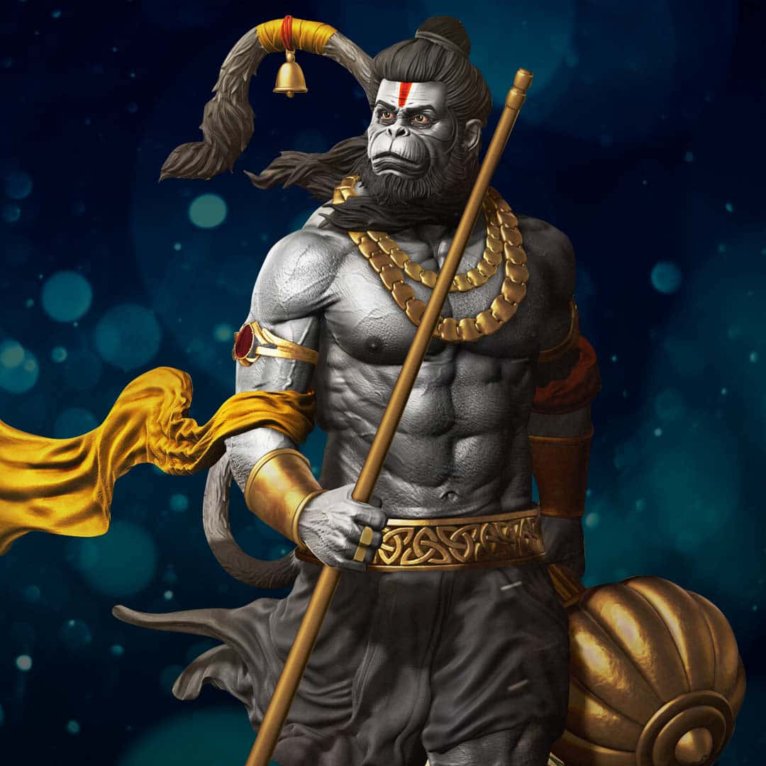Stone Hanuman Picture