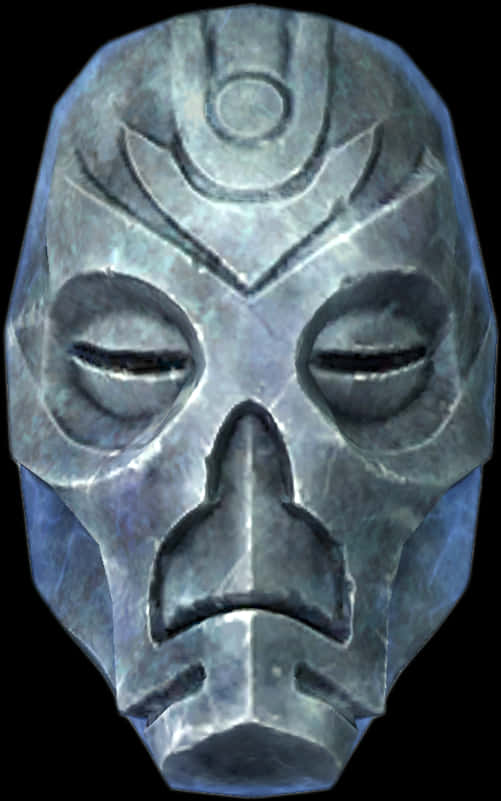 Stone_ Mask_ Ancient_ Artifact PNG