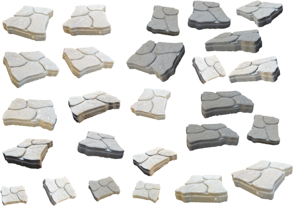 Stone Step Textures Collection PNG