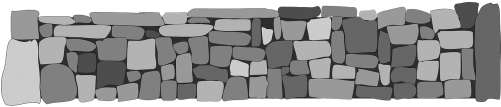Stone Wall Texture Panorama PNG