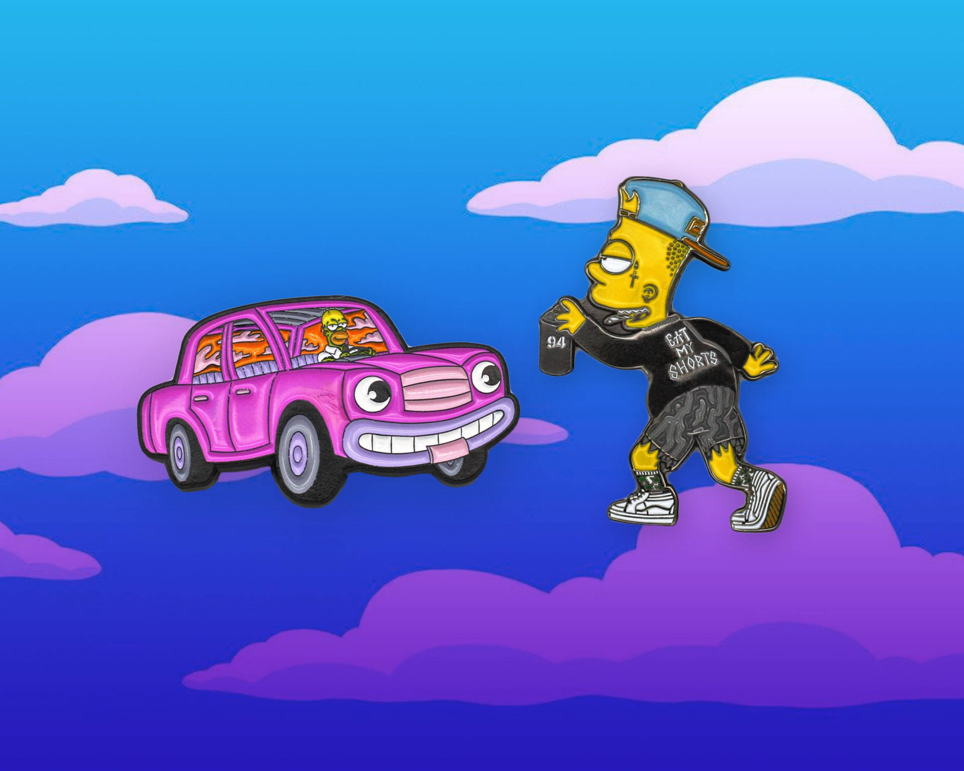 Bart Simpson For Stoned Cartoon Theme Wallpaper