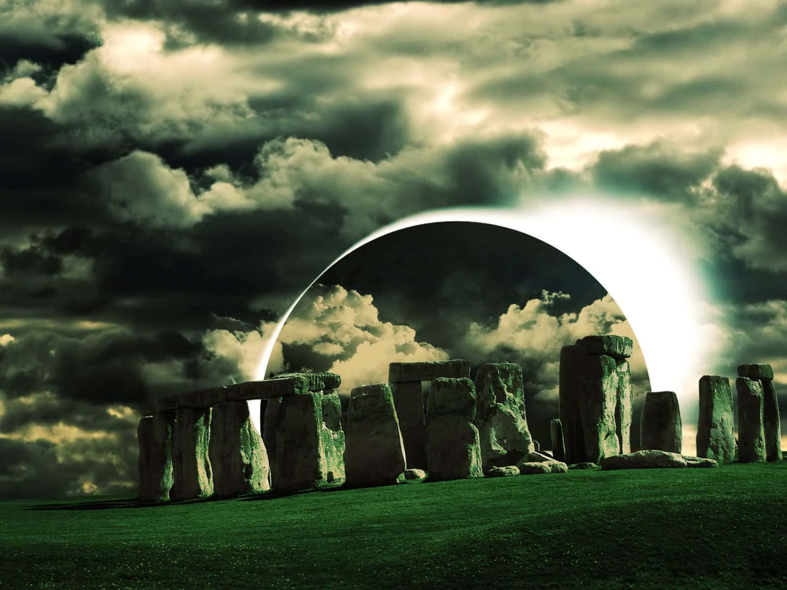 Stonehenge England Fantasy Art Wallpaper
