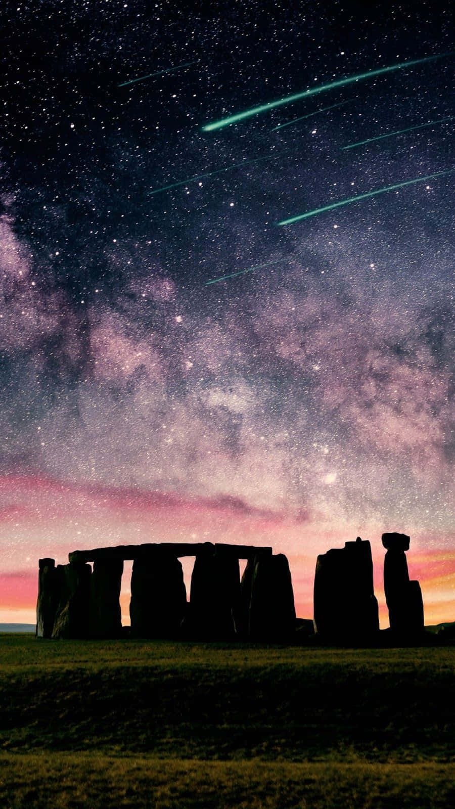 Stonehenge Under The Starry Sky Picture