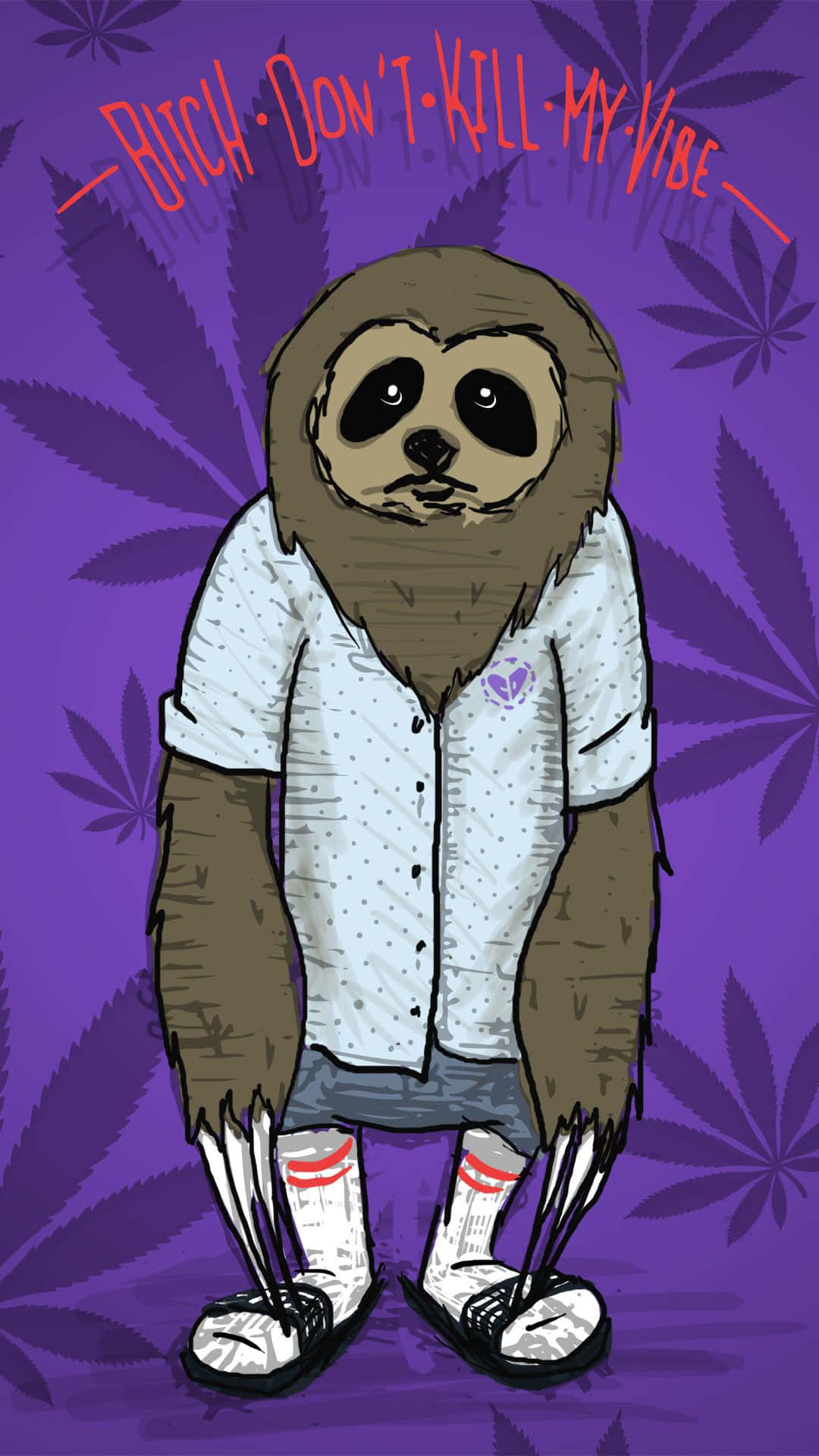 Stoner Sloth Iphone Wallpaper