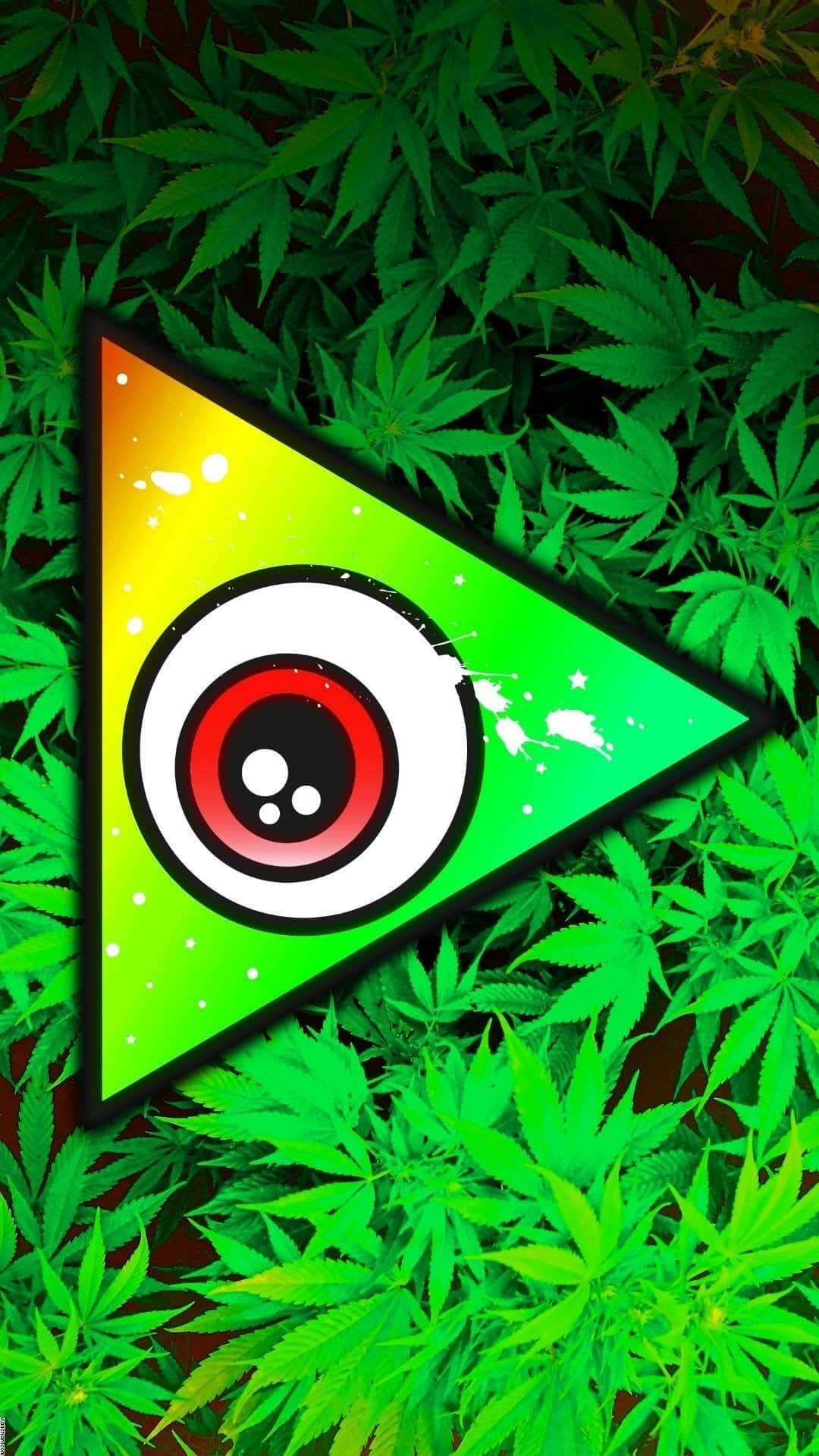 Stoner Triangle Eye Iphone Wallpaper